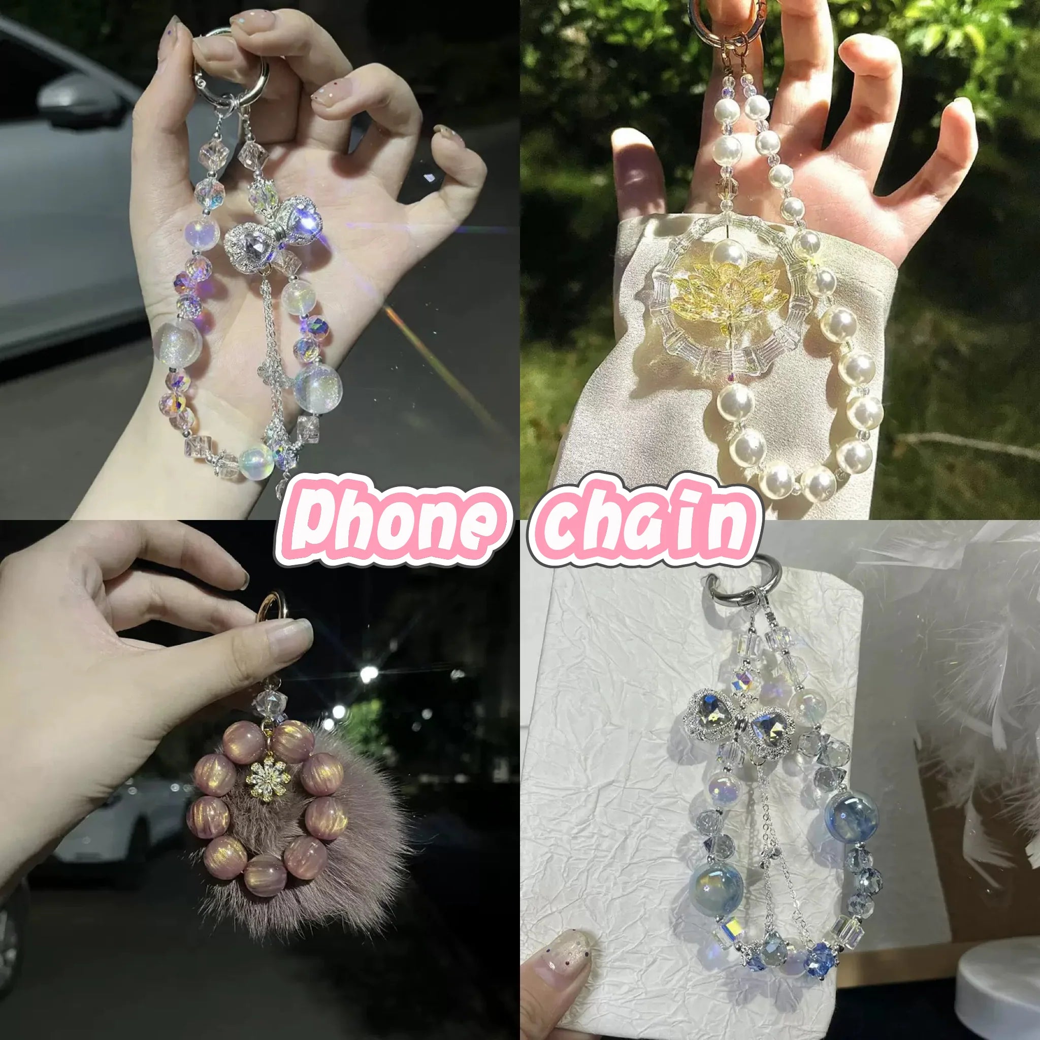 【A70】Luxury Mix Phone chain